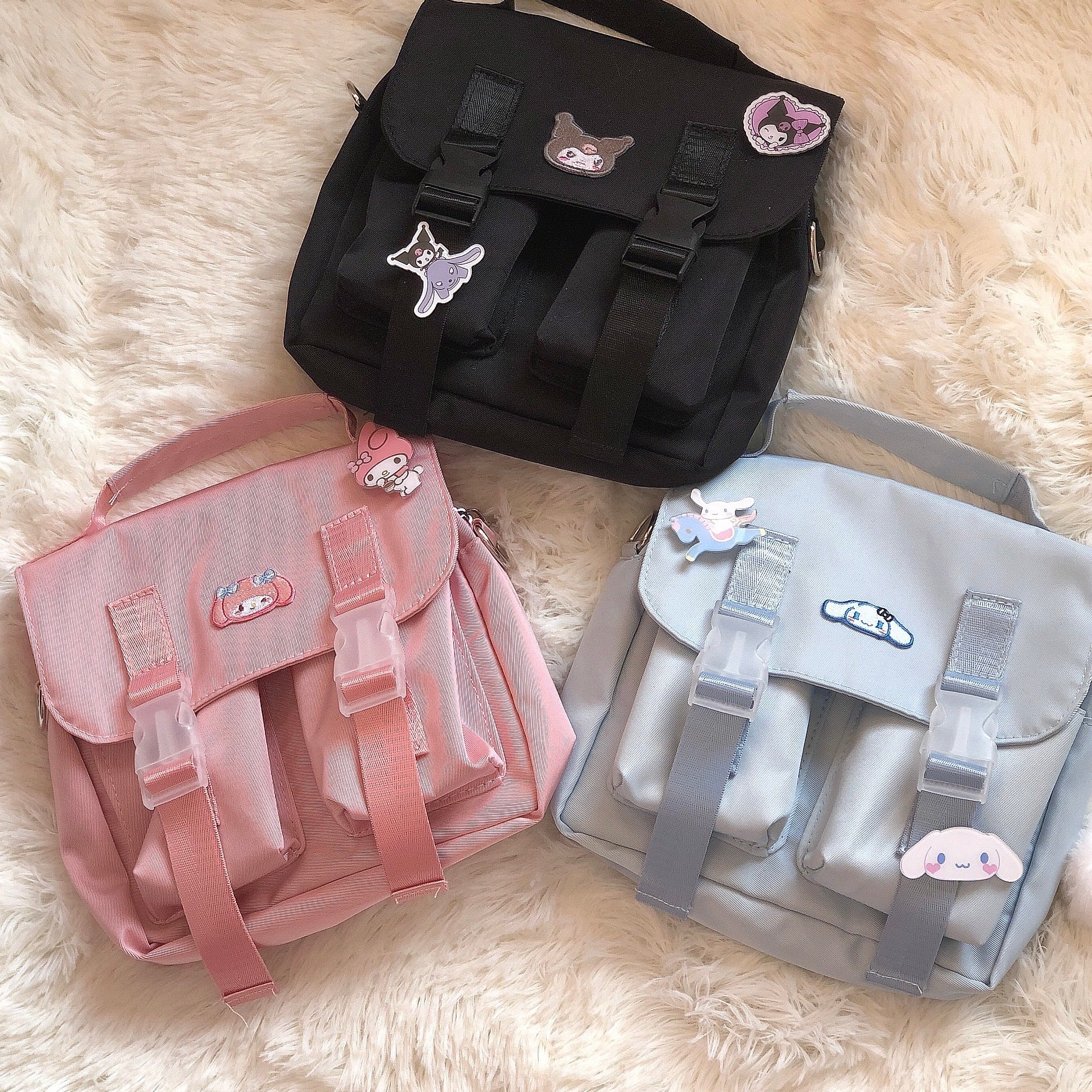 CUTE SANRIO PREPPY STYLE SOFTGIRL BAG BY70007