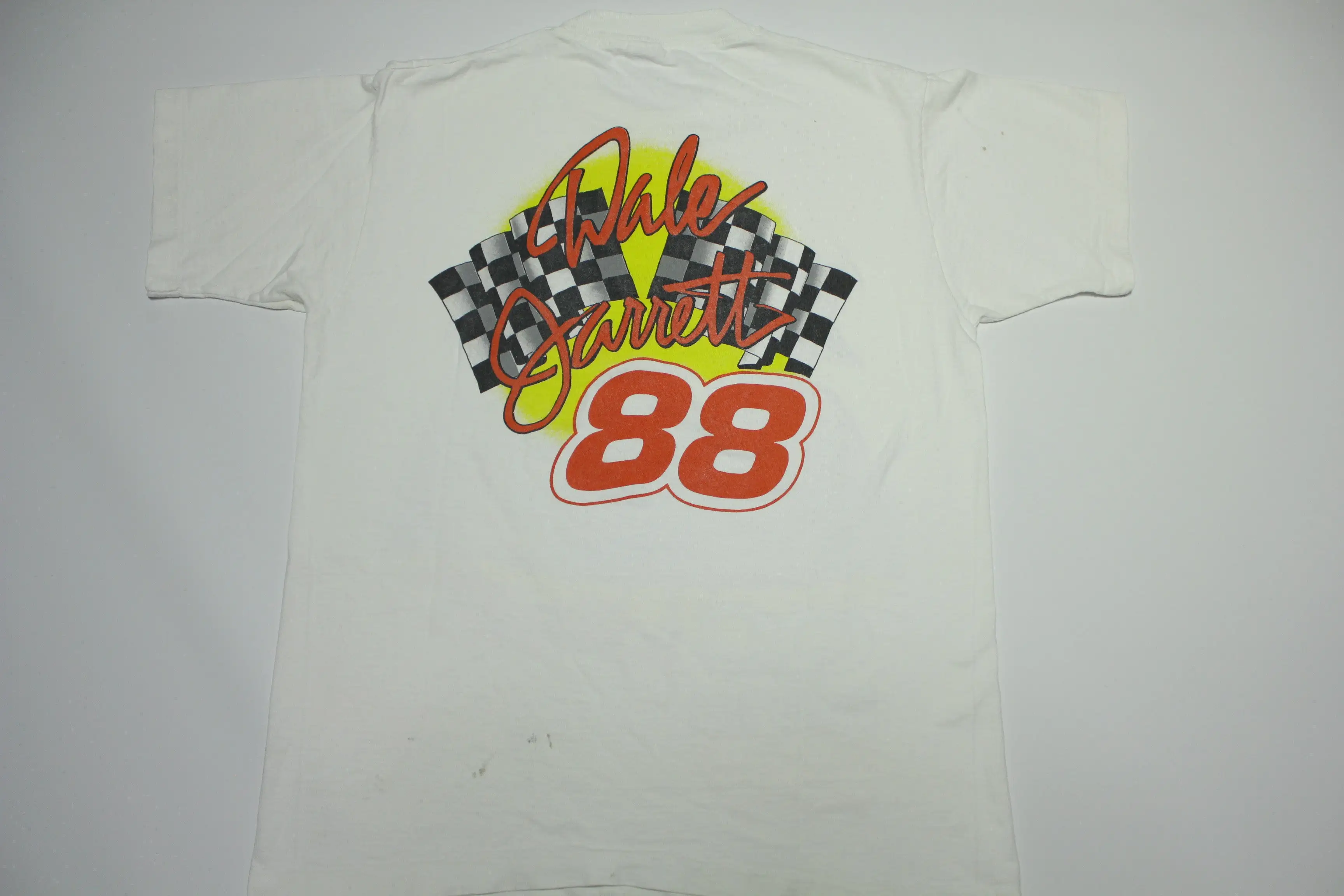 Dale Jarrett All American Iron Vintage 90's Nascar 88 QC Racing Single Stitch FOTL T-Shirt