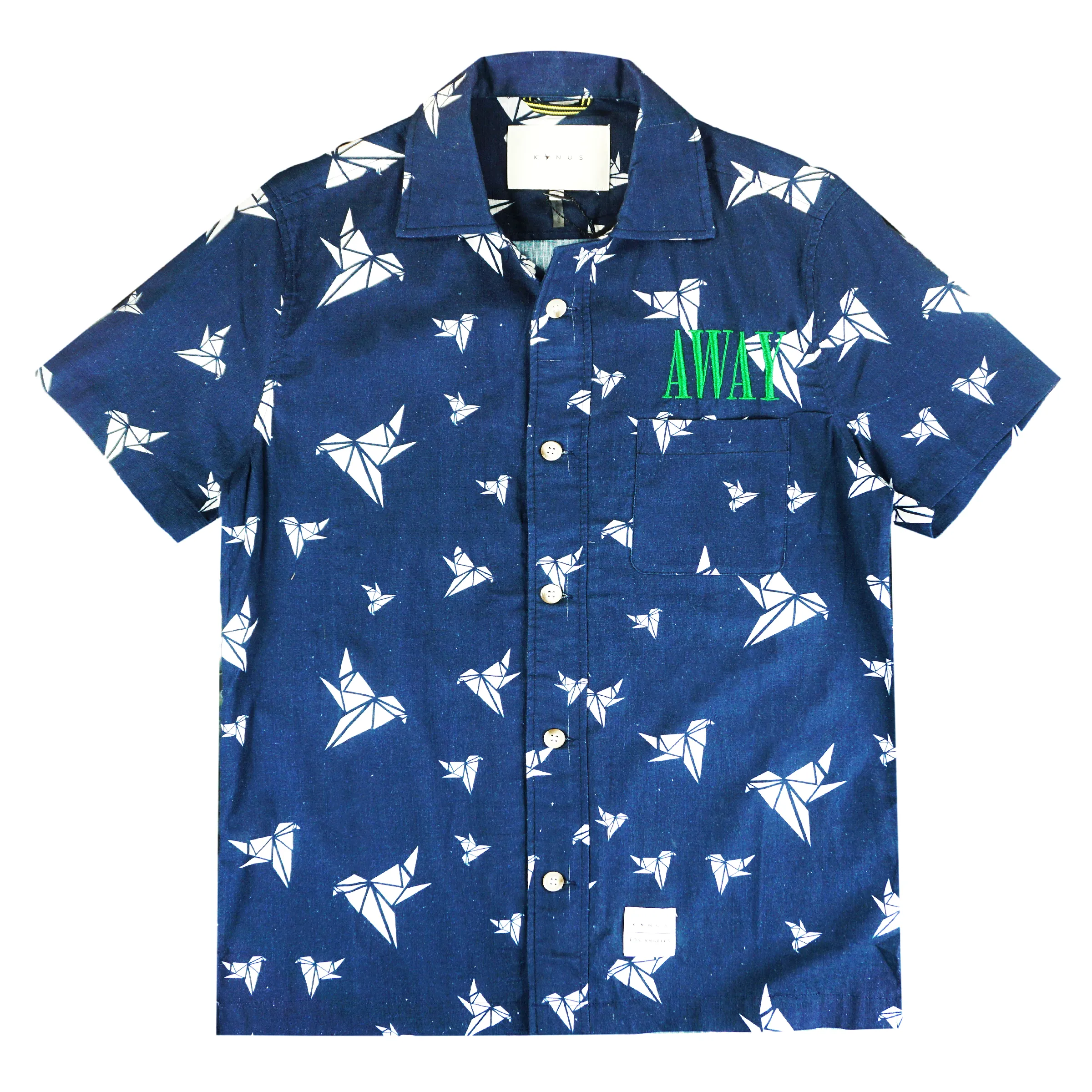 Deckard Oragami Button Up (Navy) /D4