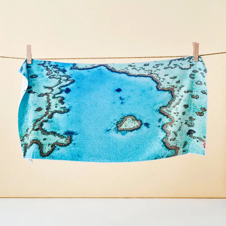 Destination Towels Love Reef Sand Free Beach Towel