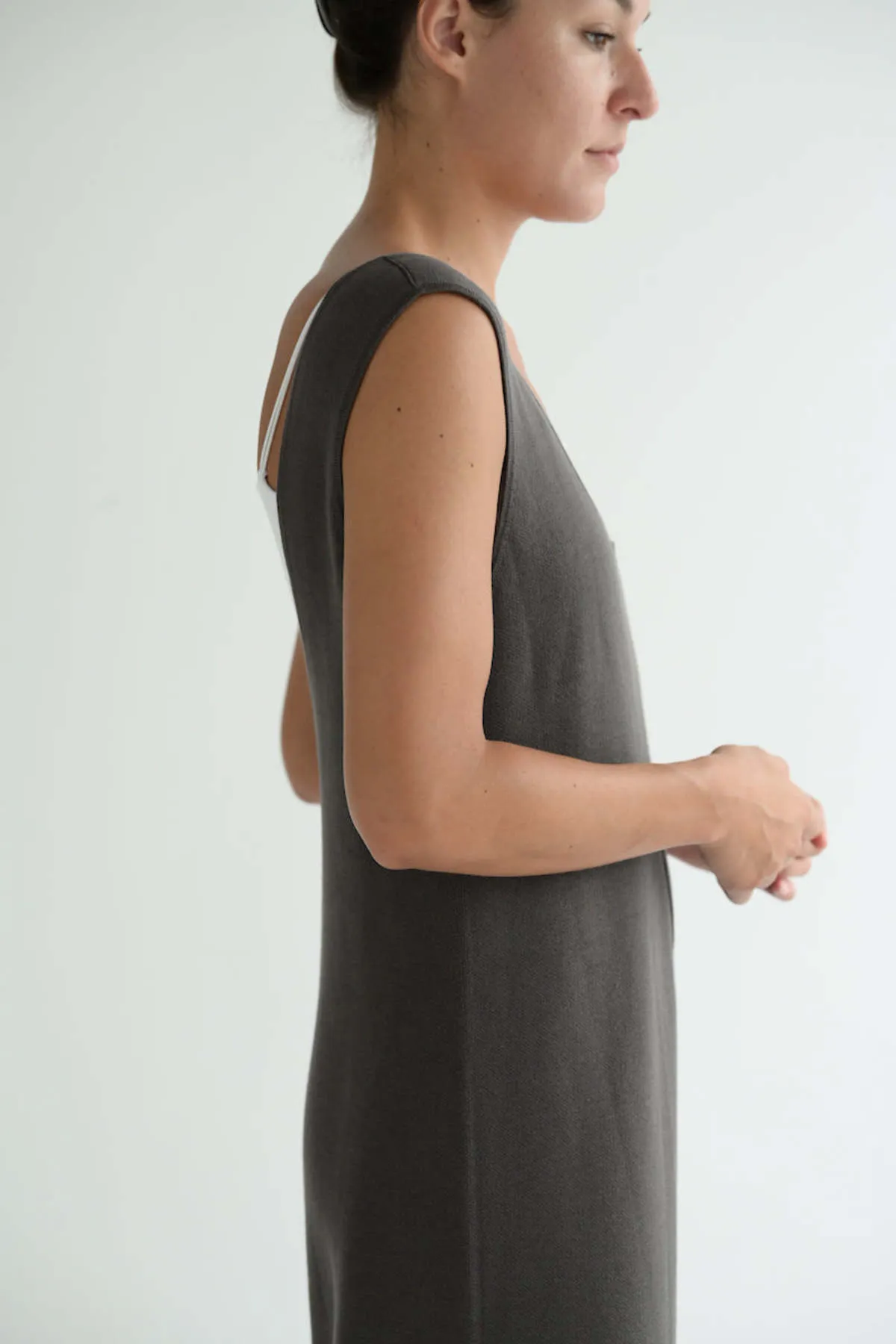 Double Knit Jumpsuit - Coal