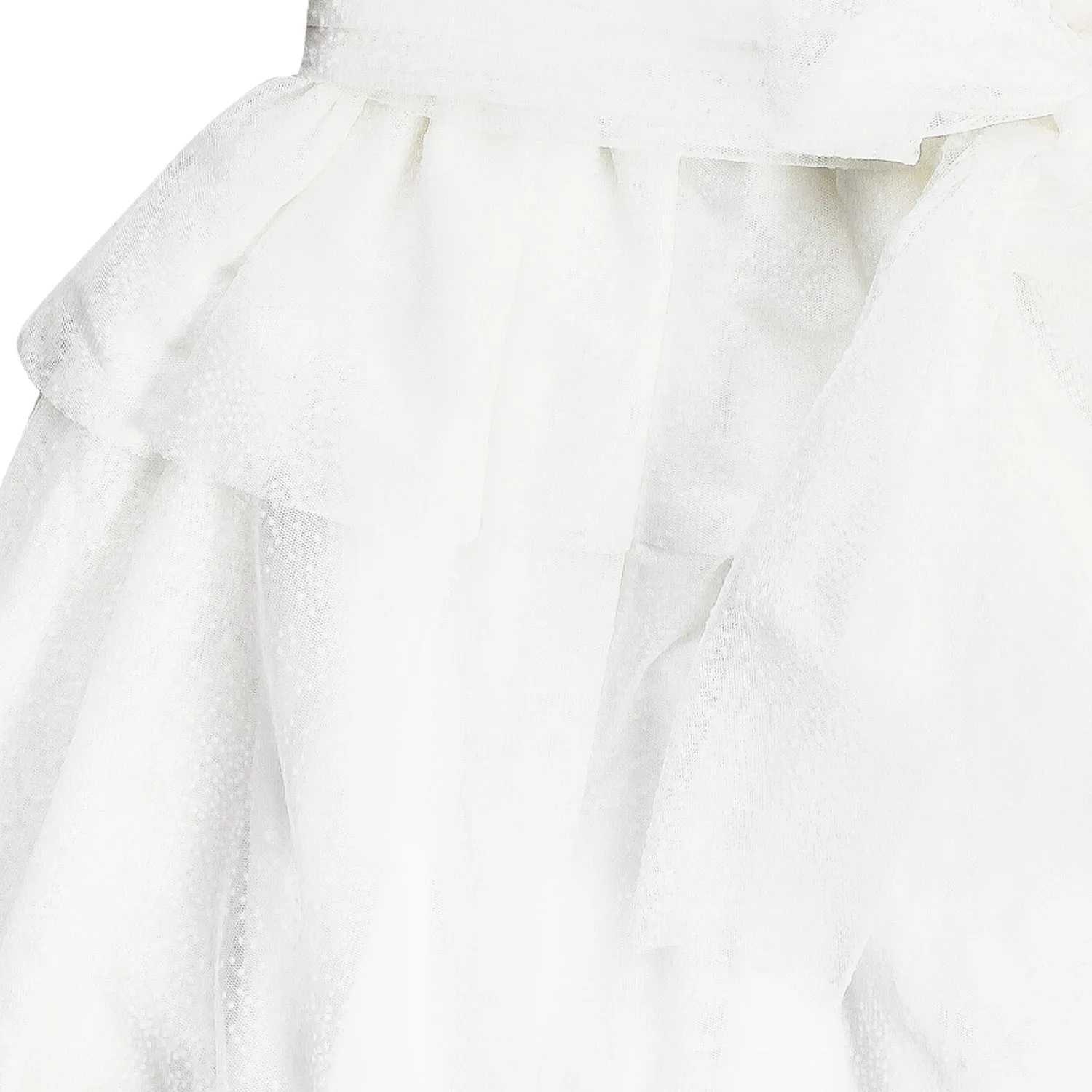 Douuod Dress In White Tulle For Girls And Teenagers