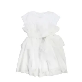 Douuod Dress In White Tulle For Girls And Teenagers