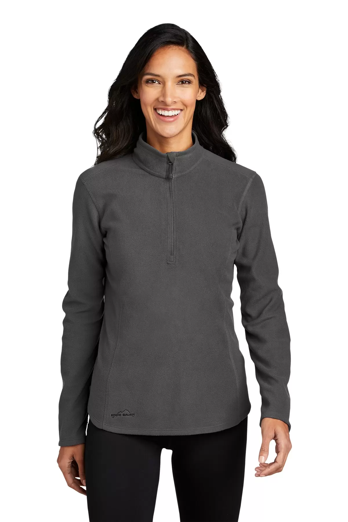 Eddie Bauer EB227    Ladies 1/2-Zip Microfleece Jacket SKU: EB227