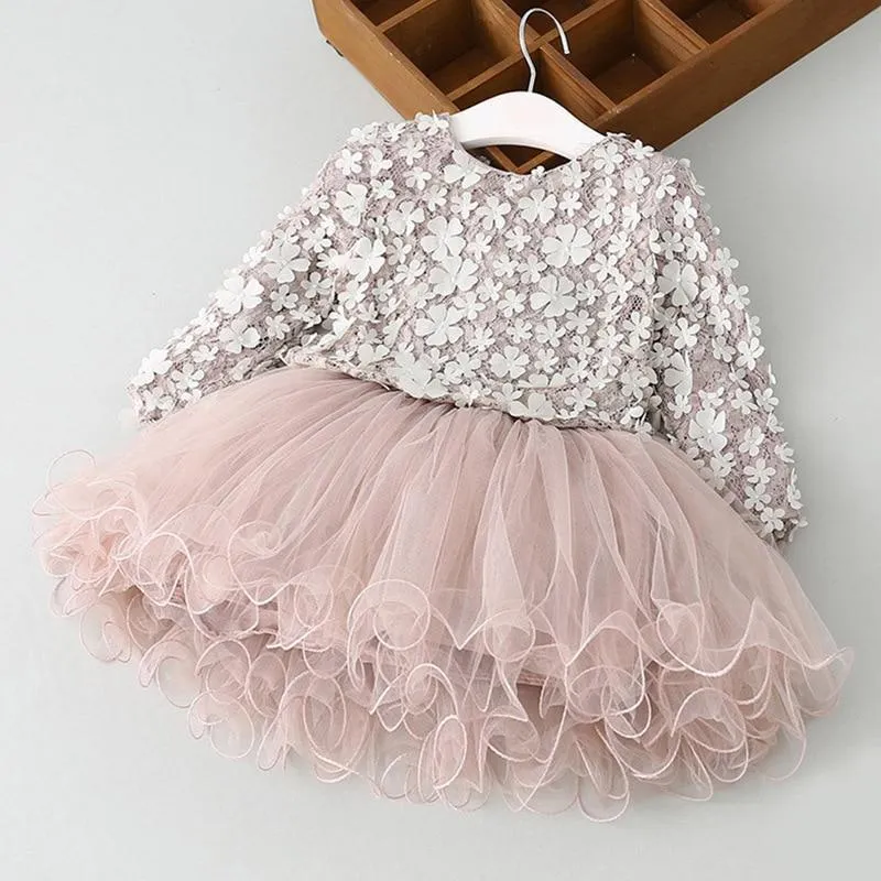 Floral Princess Dress-Priority Shipping