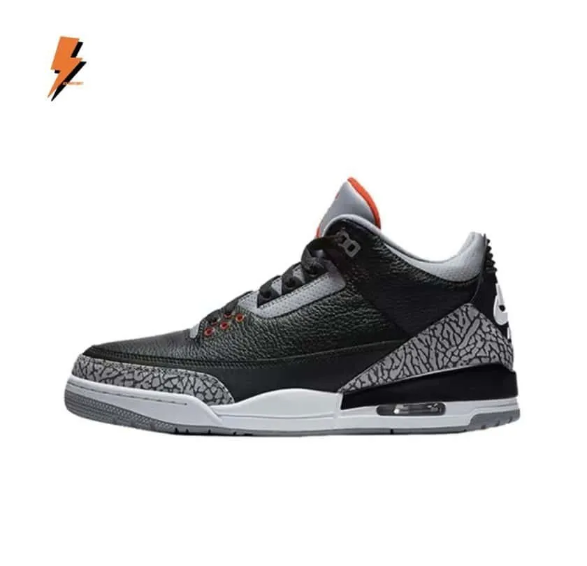 INSTANT SHIP – Air Jordan 3 Black Cement 