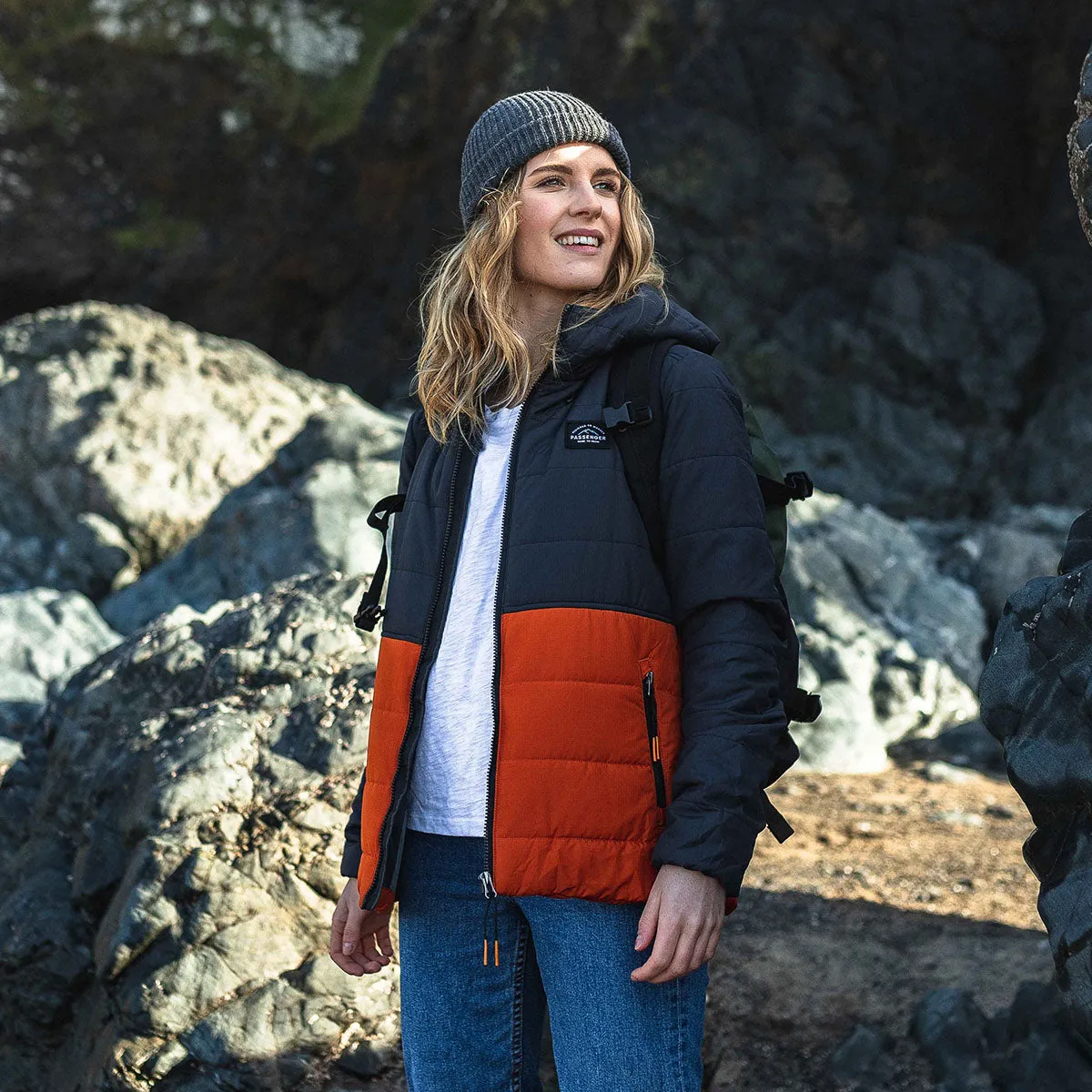 Jackpine Recycled Insulated Jacket - Rust/Black