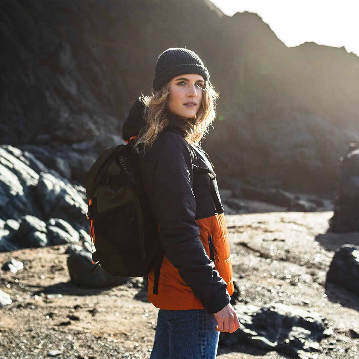 Jackpine Recycled Insulated Jacket - Rust/Black