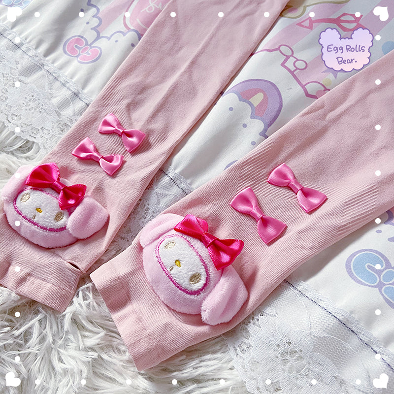 Japanese cartoon Sanrio cute outdoor sunscreen ice silk sleeve by3202