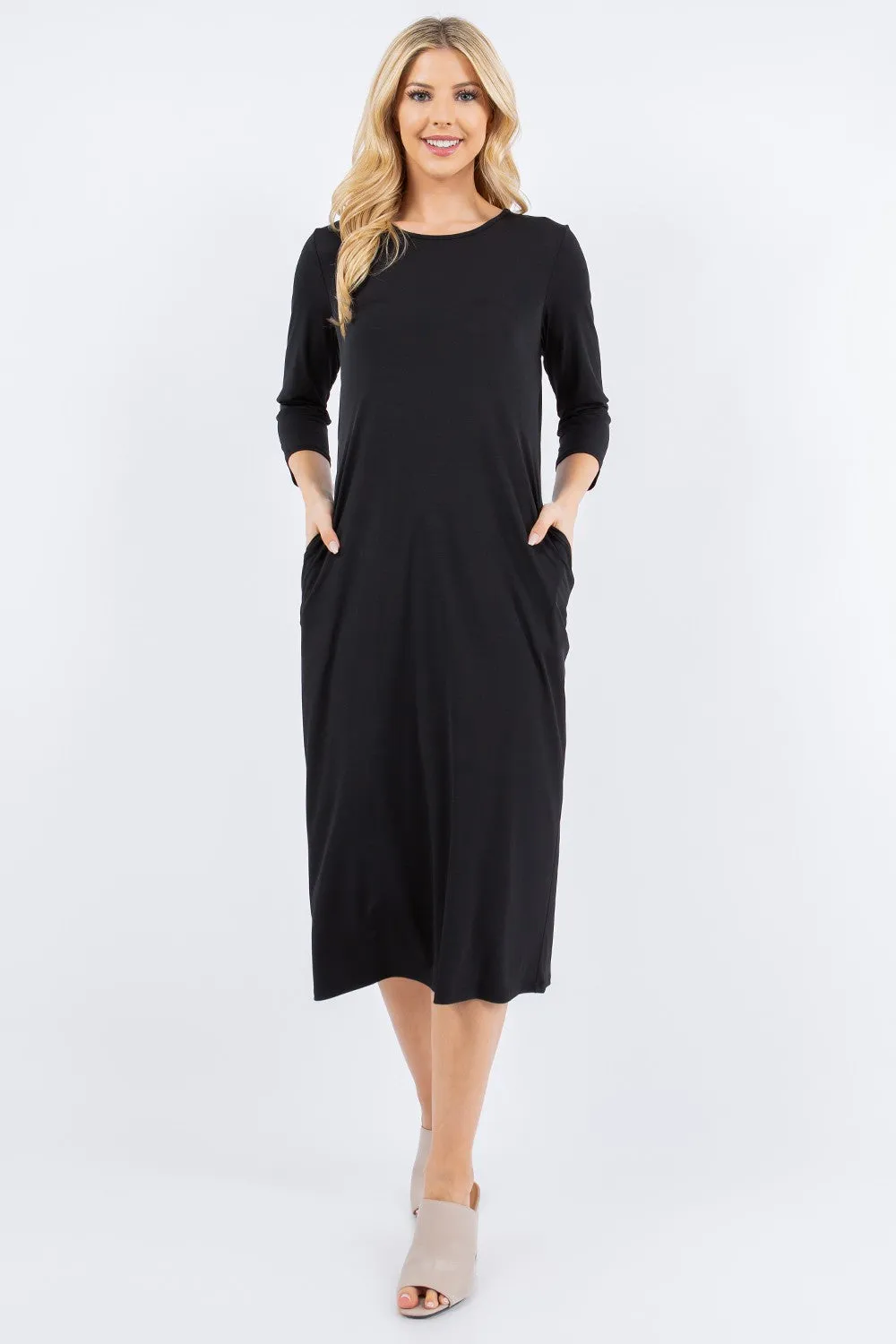 Joy Layering Dress-Black