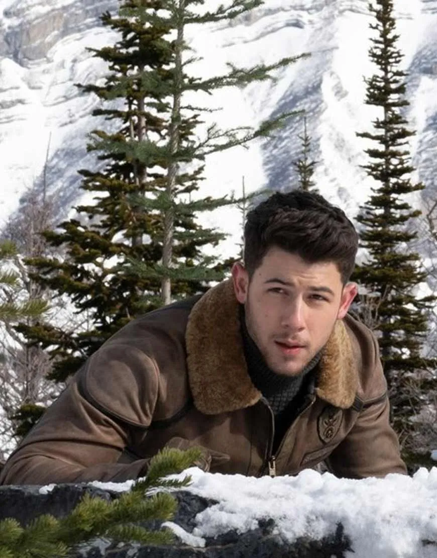 Jumanji The Next Level Alex Flight Jacket - Nick Jonas Leather Jacket