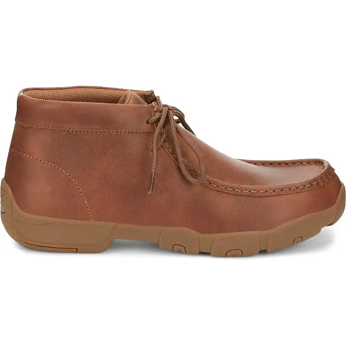 Justin Men's Cappie 4 Moc Toe Western Work Shoe -Sand Tan- SE241