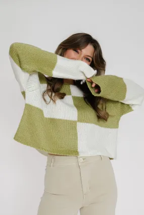 Ledger Sweater in Lime Green