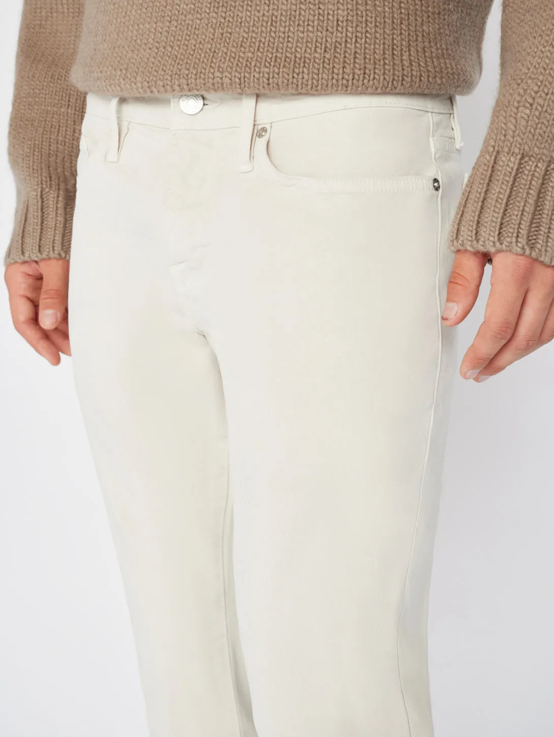 L'Homme Slim Pant - Milk Beige