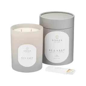 Linnea Sea Salt Two Wick Candle