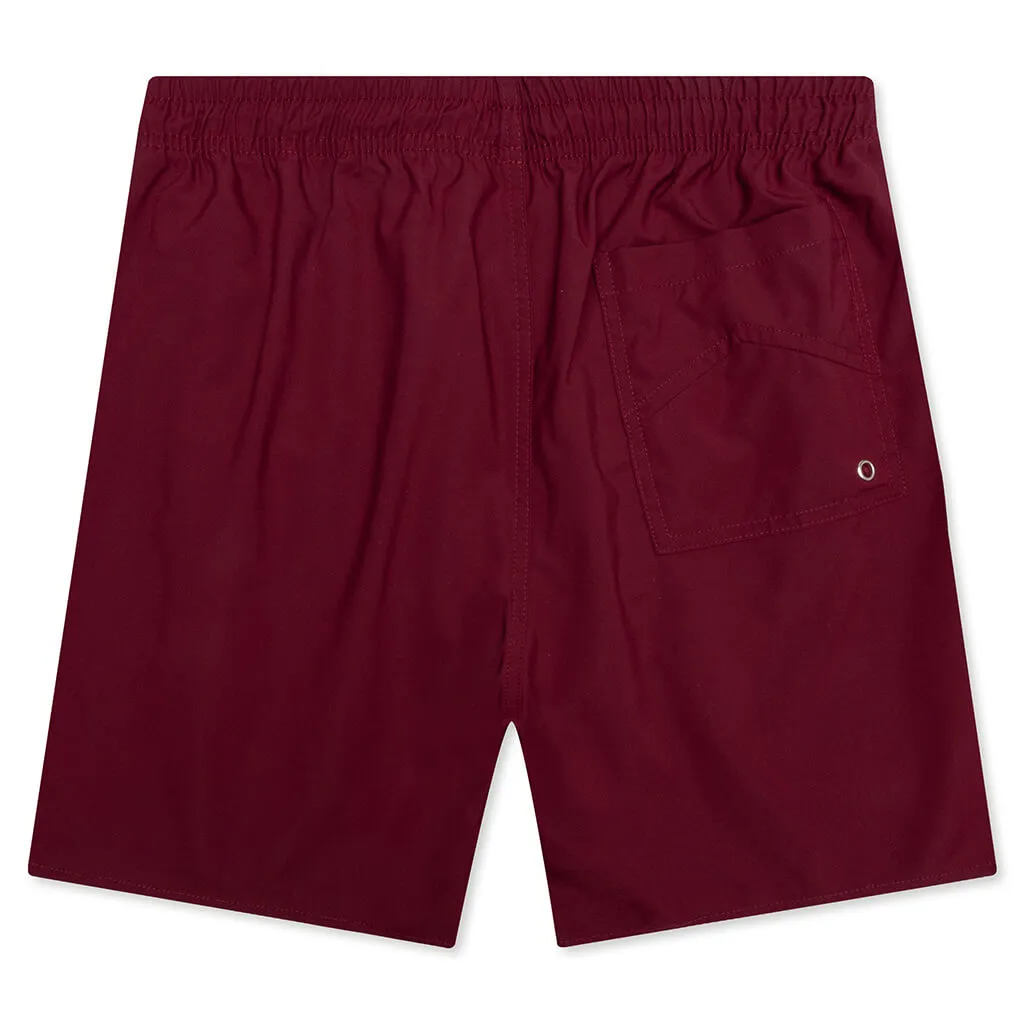 Logo Swim Short - Bordeaux