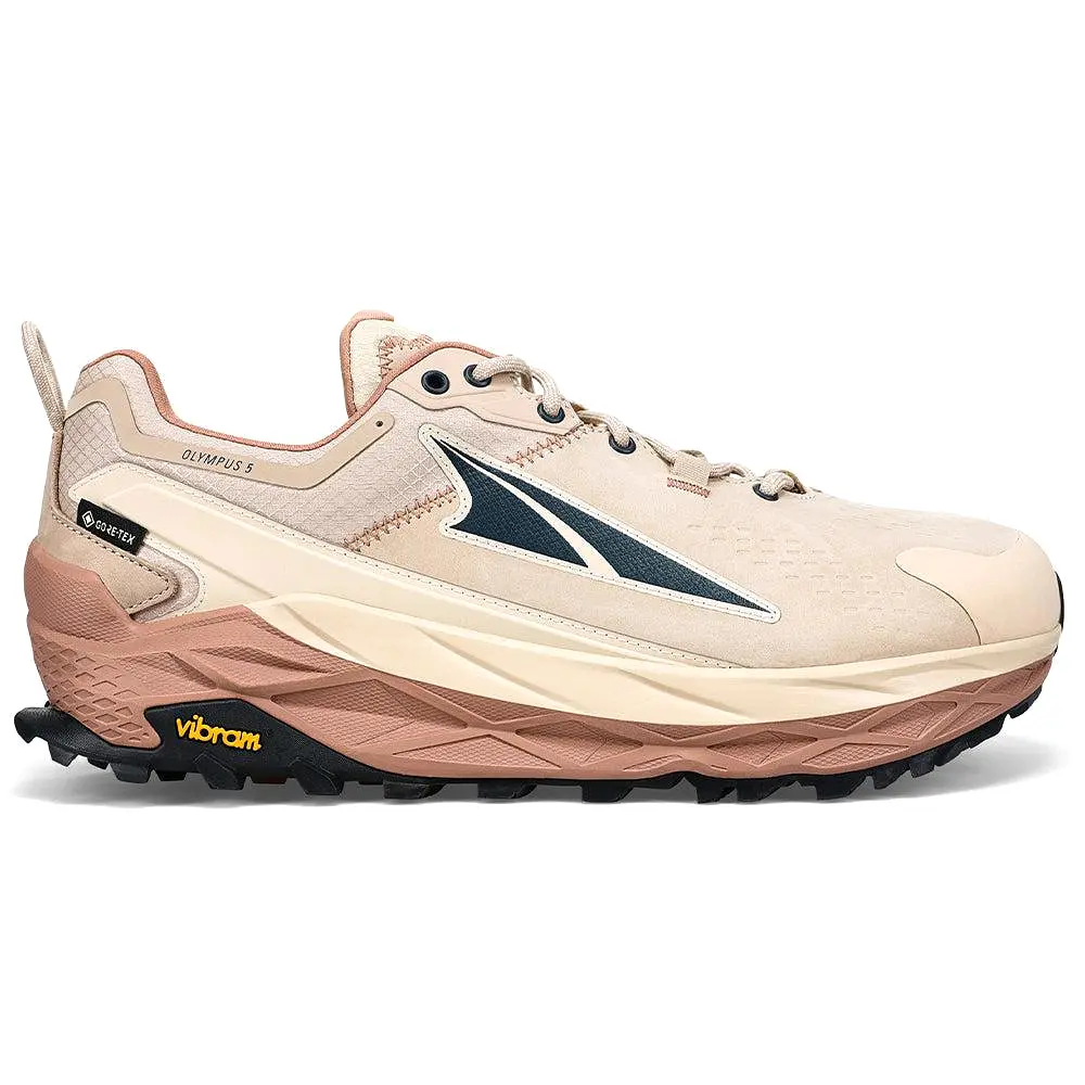 Men's Altra Olympus 5 Low GTX, Sand, 9 D Medium