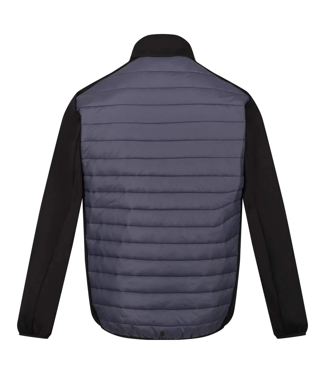 Mens clumber hybrid iii padded jacket seal grey/black Regatta