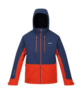 Mens highton iii stretch padded jacket admiral blue/rusty orange Regatta