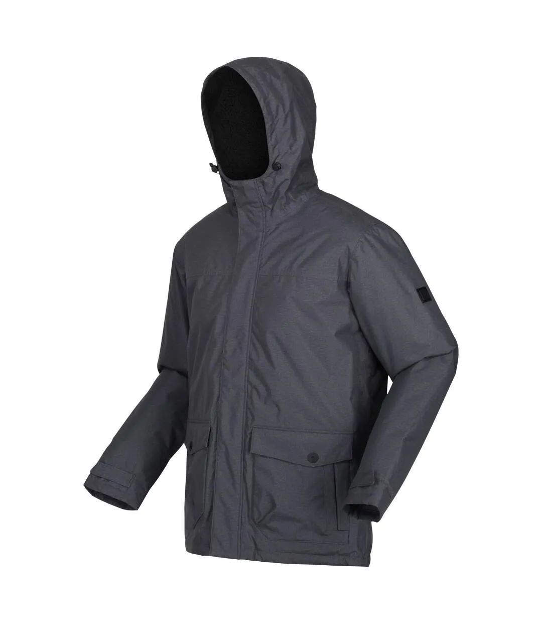 Mens sterlings iii insulated waterproof jacket dark grey marl Regatta