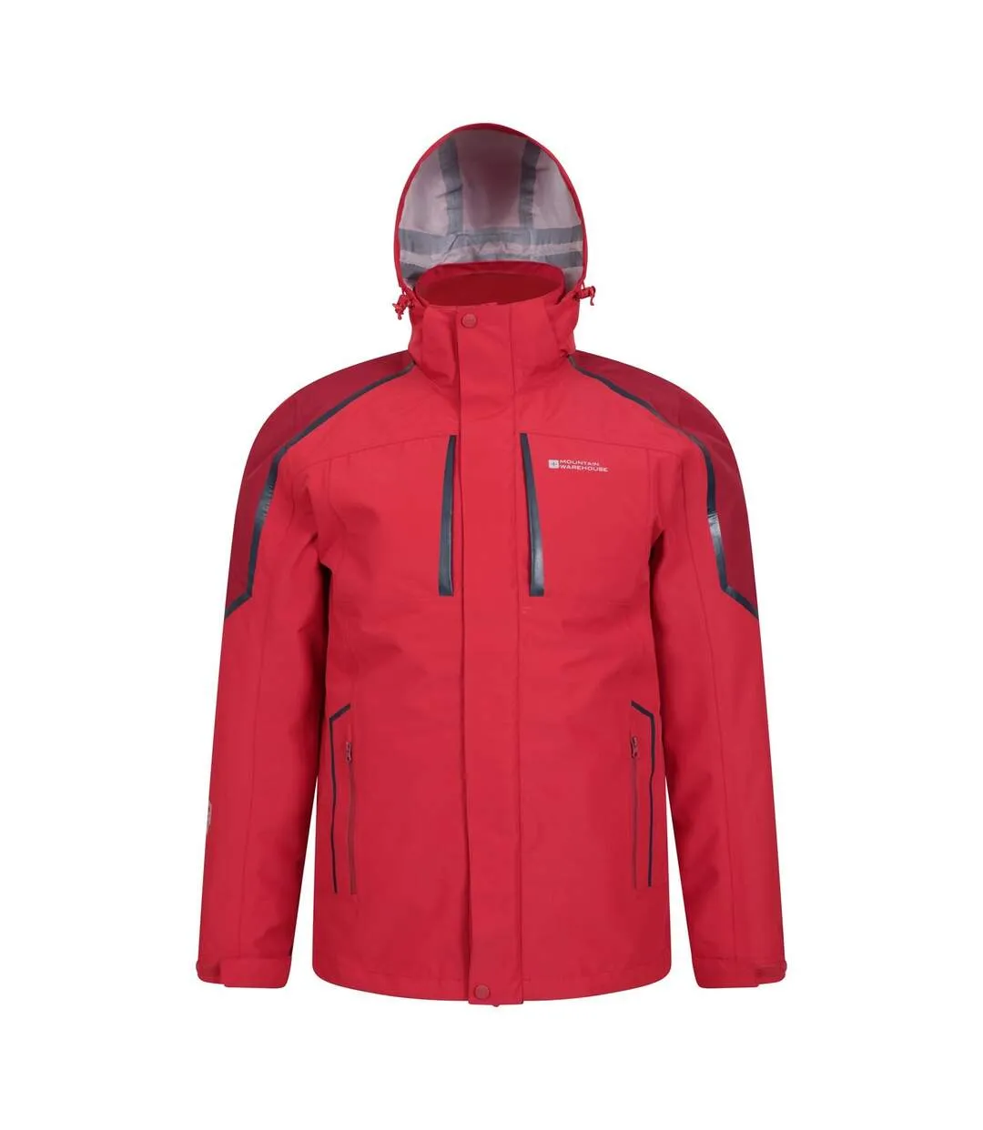 Mens zenith extreme iii 3 in 1 padded jacket red Mountain Warehouse