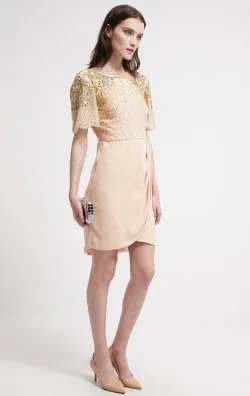 Millie Nude Cocktail Dress