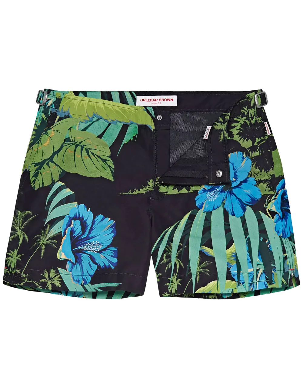 Night Iris Islet Print Swim Short