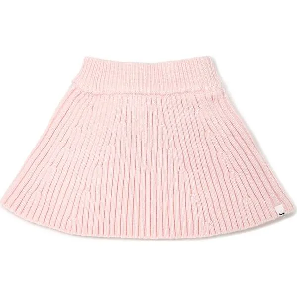 oh baby! Knitted Flare Skirt, Vintage Pink