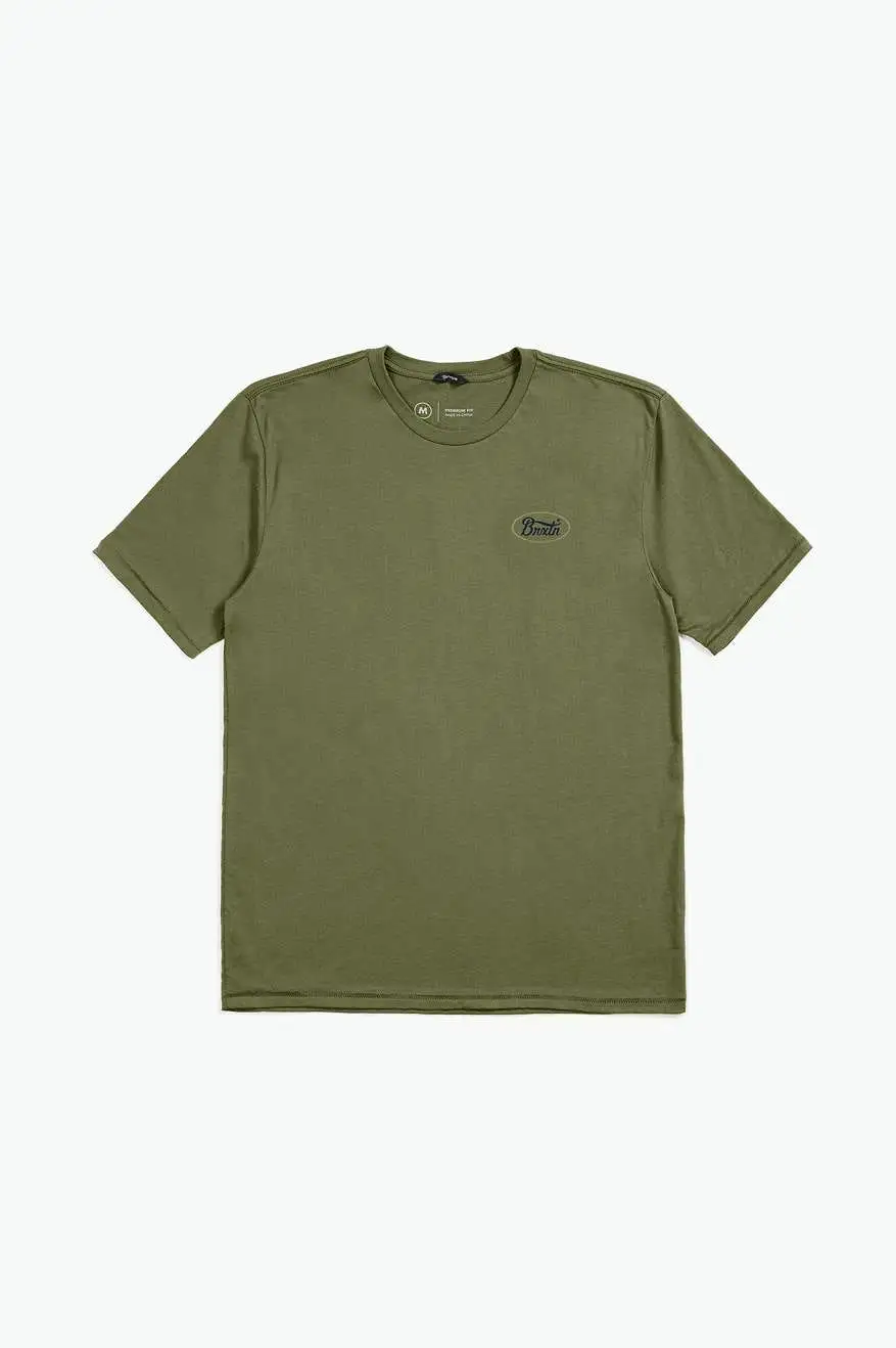 Parsons S/S Tailored Tee - Sea Kelp/Sand/Washed Navy