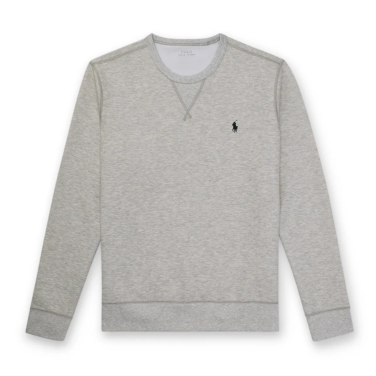 Polo Ralph Lauren - Double Knit Sweatshirt in Grey Heather