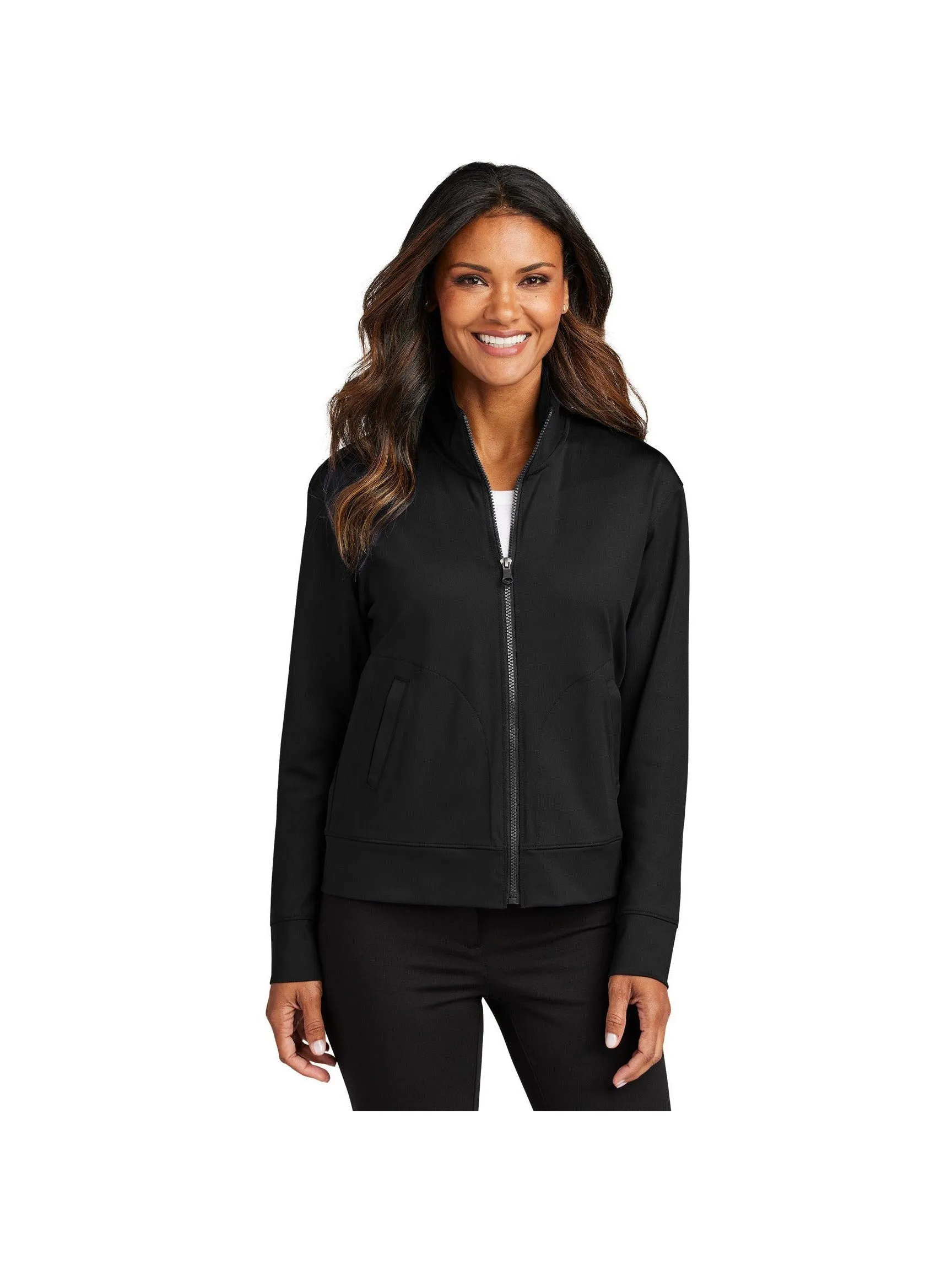 Port Authority Ladies C-FREE Double Knit Full-Zip