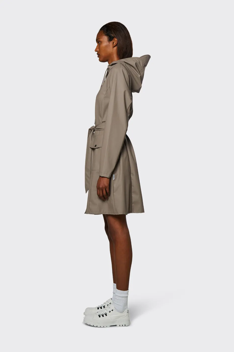  RAINS      Curve Jacket II - Taupe 