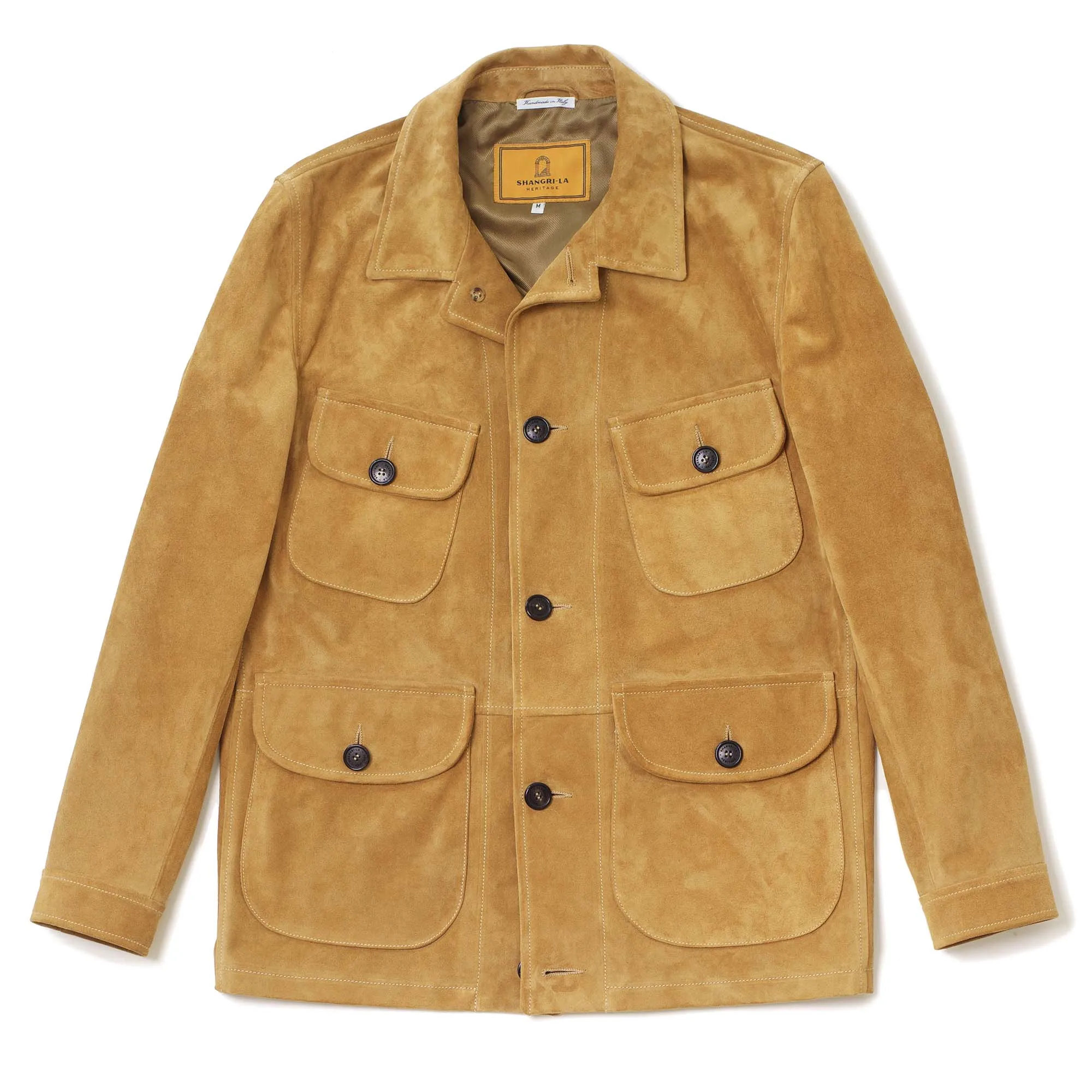 Safari Sabbia Suede Jacket - Shangri-la Heritage