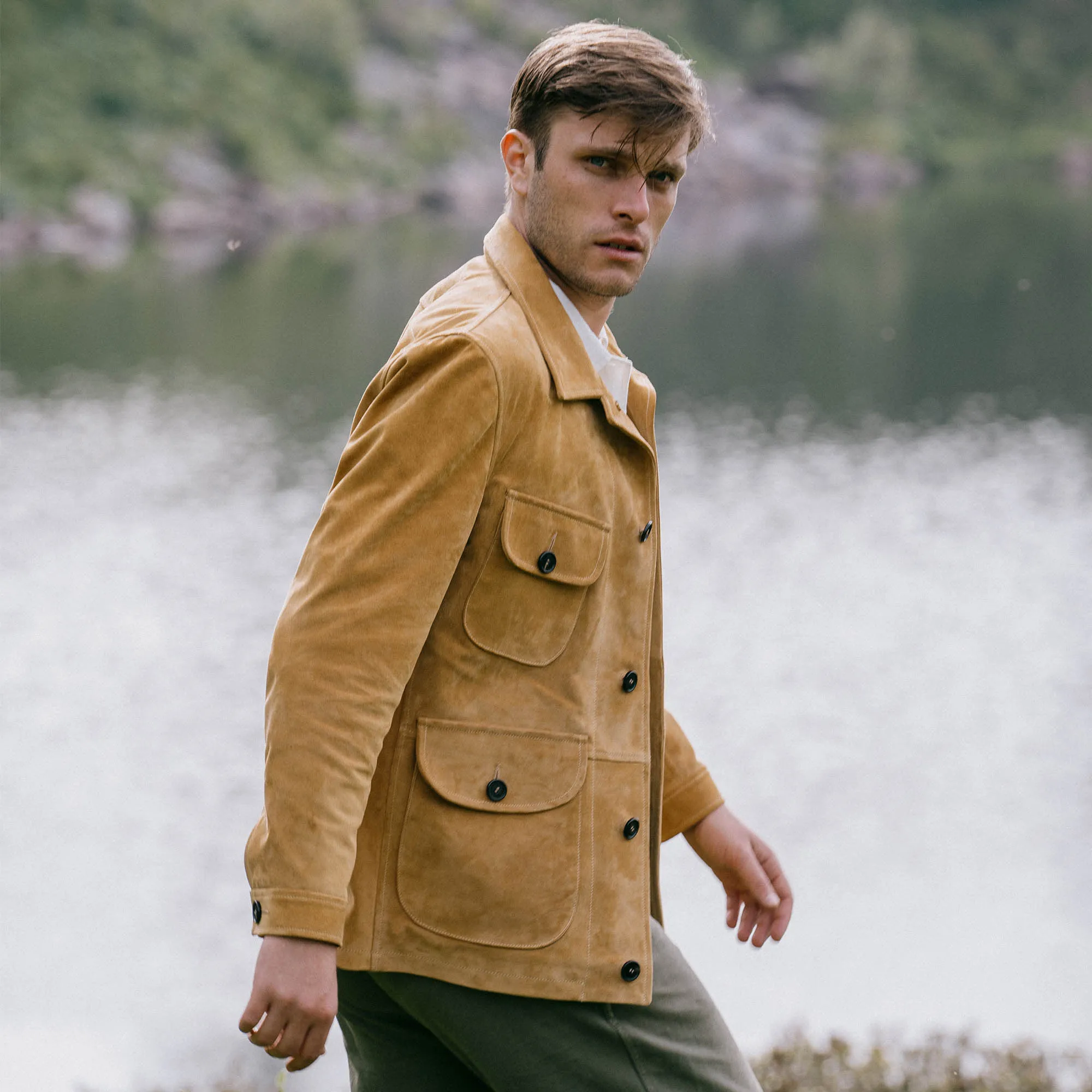 Safari Sabbia Suede Jacket - Shangri-la Heritage