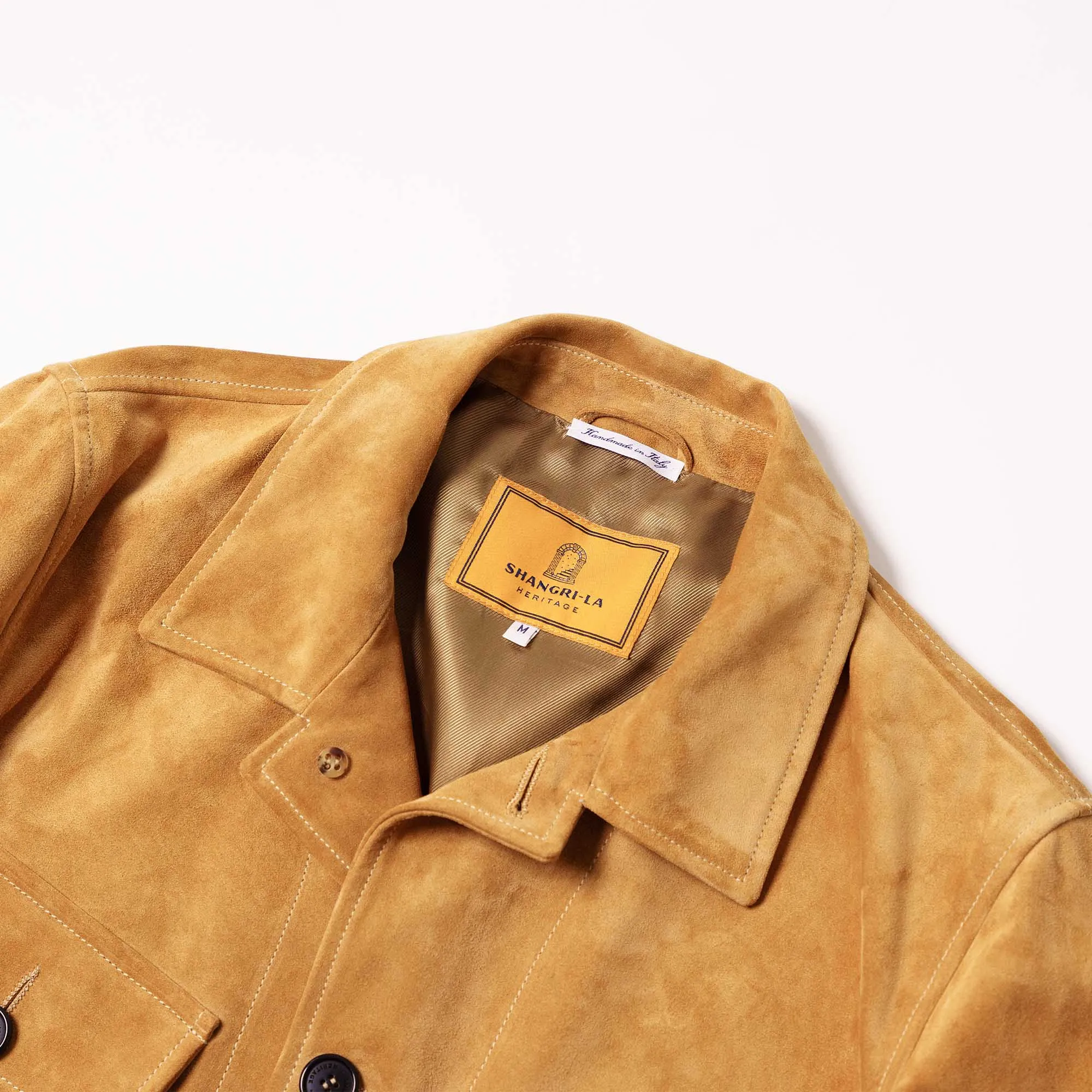 Safari Sabbia Suede Jacket - Shangri-la Heritage