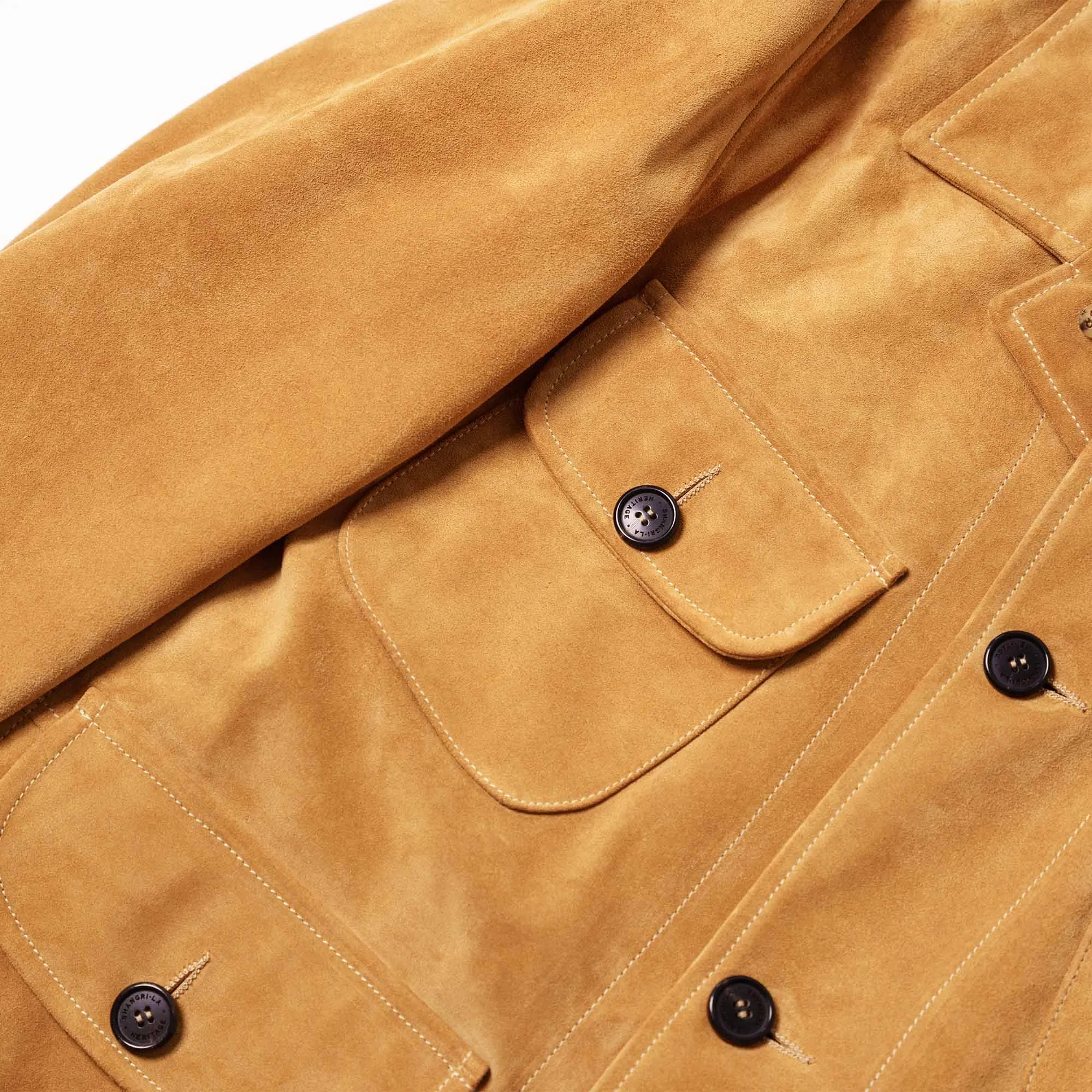 Safari Sabbia Suede Jacket - Shangri-la Heritage