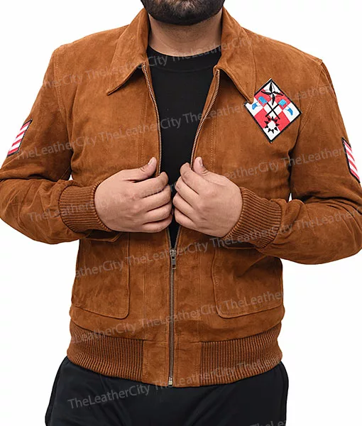 Shenmue III Ryo Hazuki (Corey Marshall) Brown Leather Jacket - TheLeatherCity