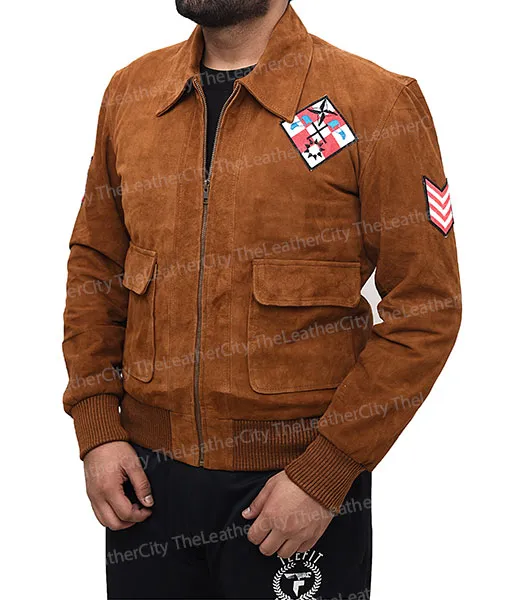 Shenmue III Ryo Hazuki (Corey Marshall) Brown Leather Jacket - TheLeatherCity