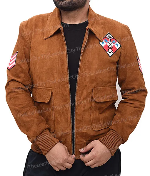 Shenmue III Ryo Hazuki (Corey Marshall) Brown Leather Jacket - TheLeatherCity