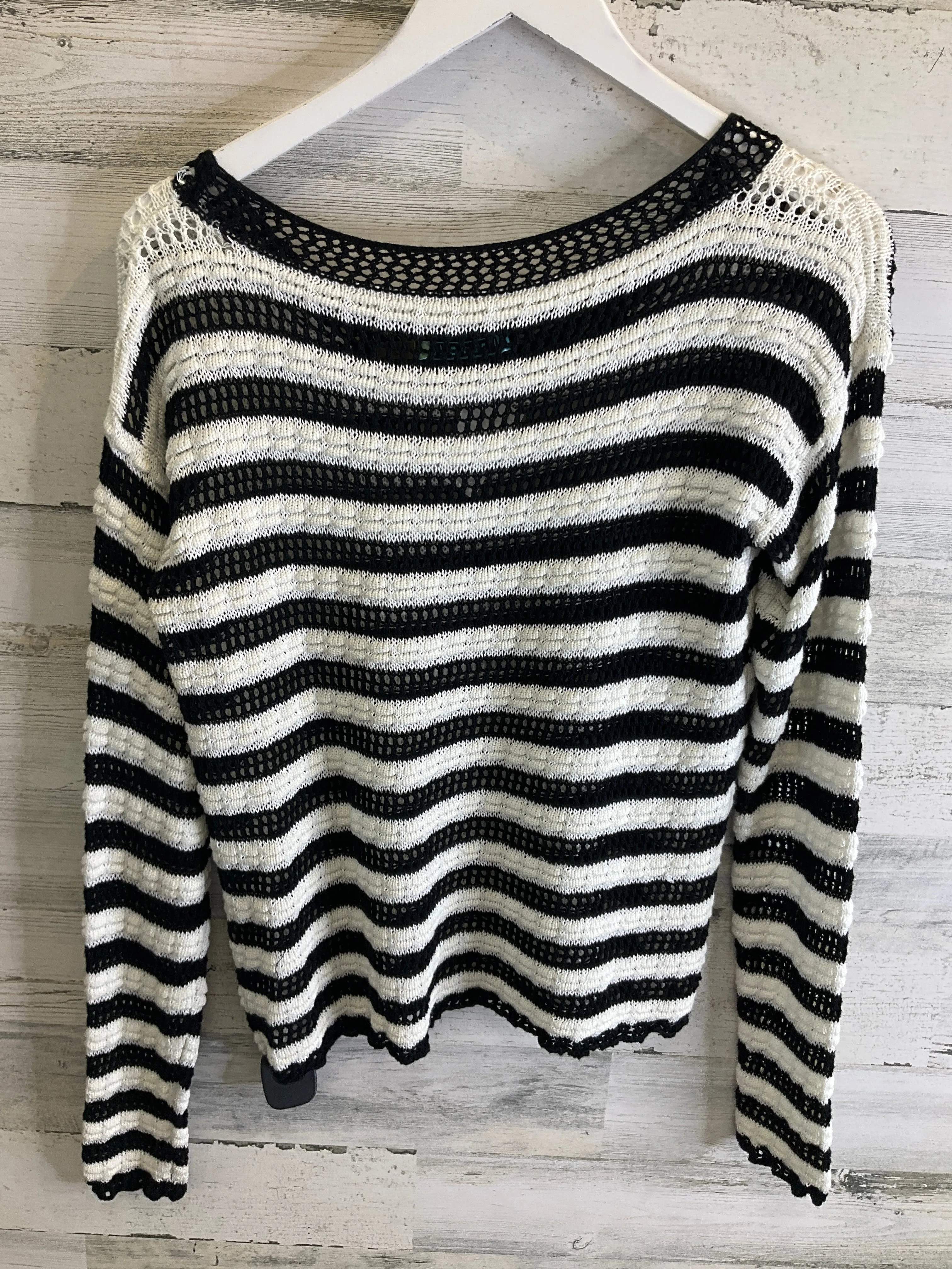 Sweater By Alice + Olivia In Black & White, Size: M