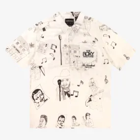 The Hundreds 'Performer / The ROXT Theatre' Button-Up White