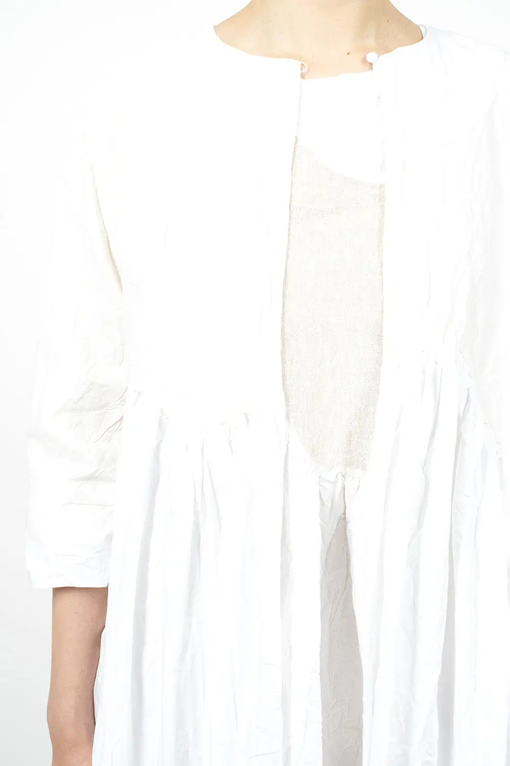 Torte Coat Optical/Raw White