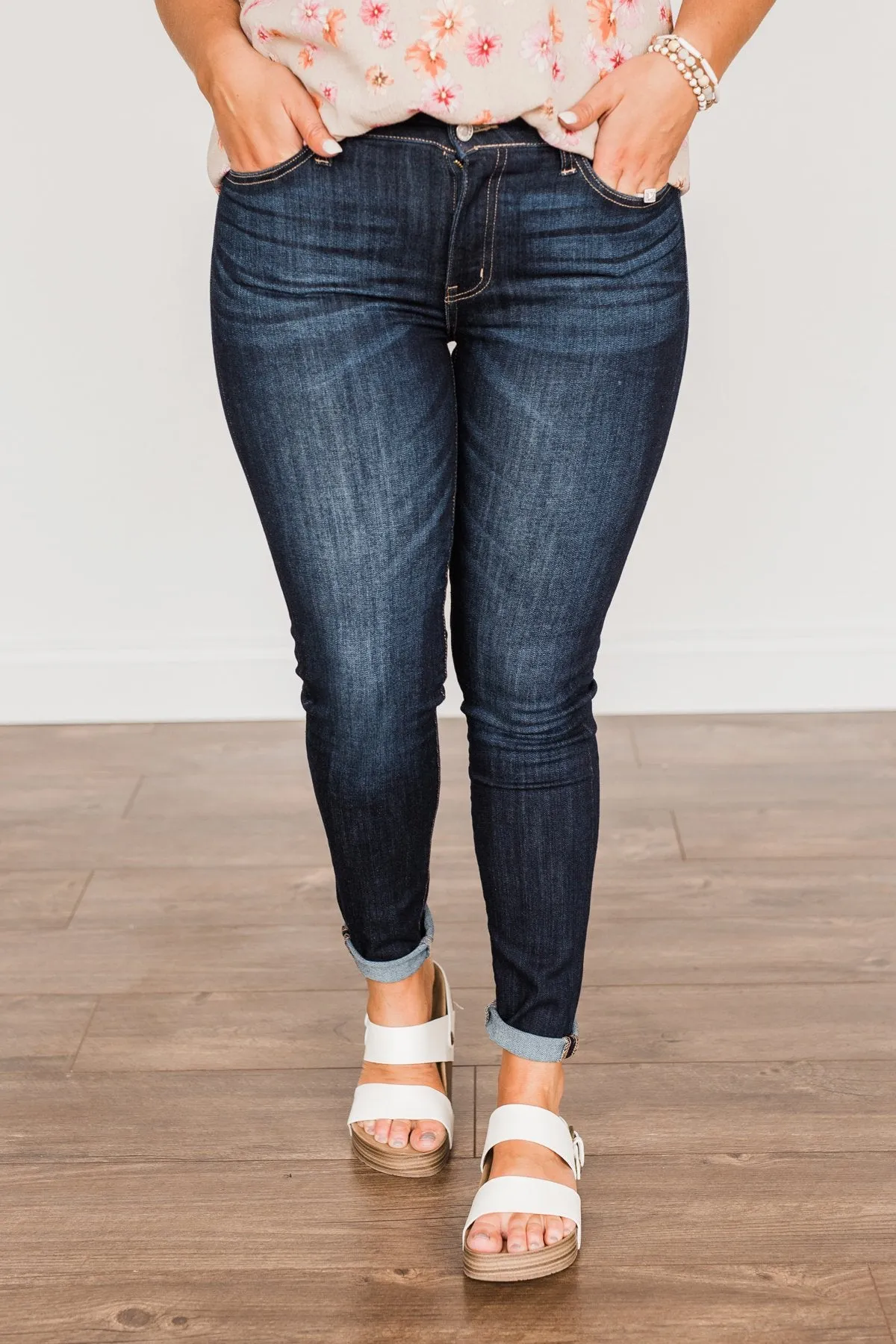 Vervet Mid-Rise Skinny Jeans- Sabrina Wash