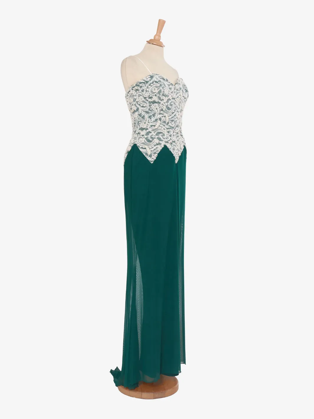 Vicky Tiel Green Long Dress