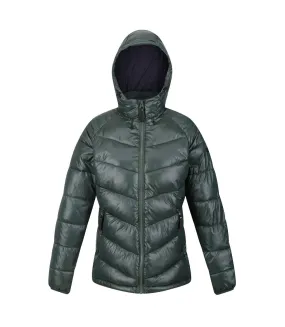 Womens/ladies toploft iii baffled padded jacket darkest spruce/seal grey Regatta